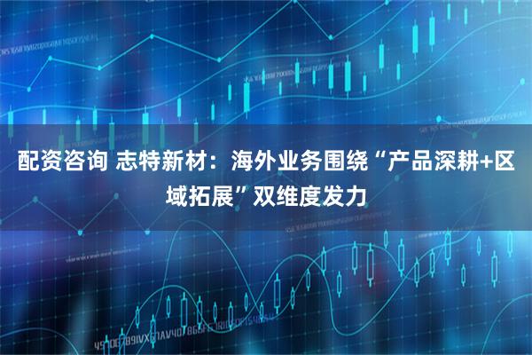 配资咨询 志特新材：海外业务围绕“产品深耕+区域拓展”双维度发力